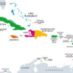 Map of Caribbean Countries